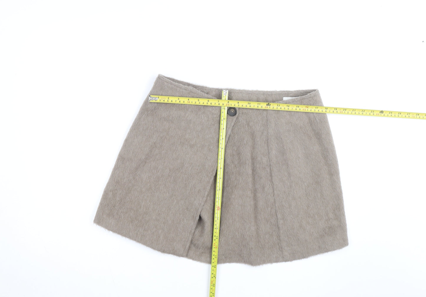 Marks and Spencer Women’s Beige Wrap Short Skirt Size 16 Lined