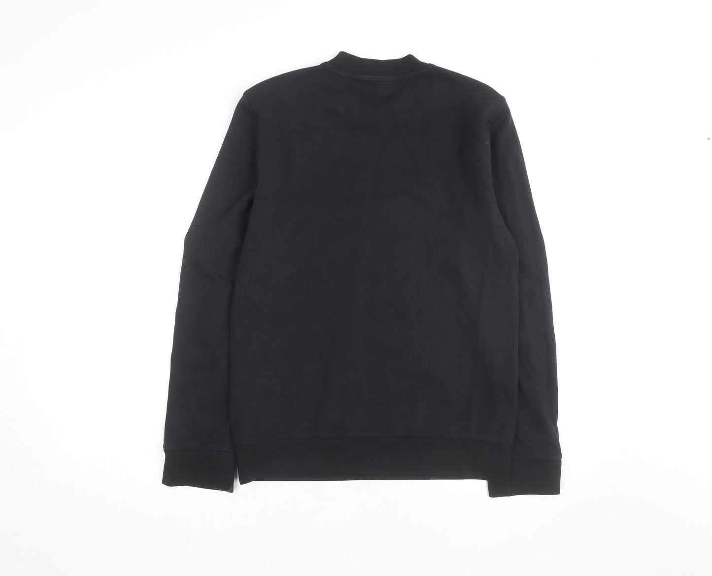 Emporio Armani EA7 Men's Black Small Crew Neck Logo Sweatshirt