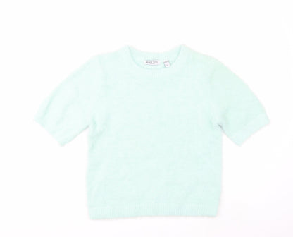 Brave Soul Women's Mint Green Short Sleeve Knit T-Shirt Size S