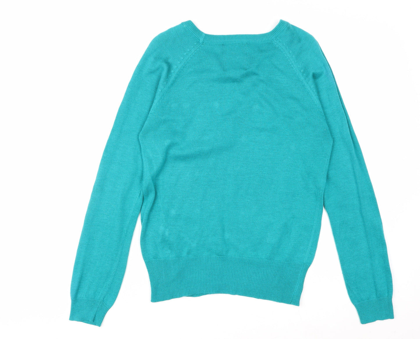 Lipsy Women’s Green Pullover Jumper UK 12 Long Sleeve Knit