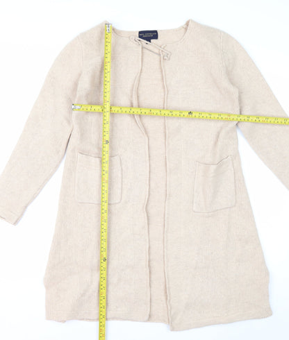 Paul Costelloe Dressage Women’s Beige Wool Blend Long Cardigan S