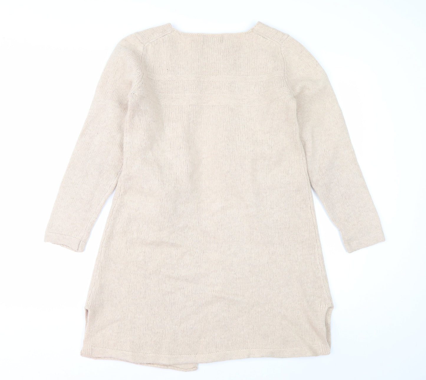 Paul Costelloe Dressage Women’s Beige Wool Blend Long Cardigan S