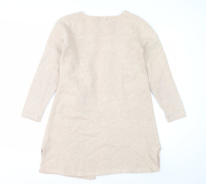 Paul Costelloe Dressage Women’s Beige Wool Blend Long Cardigan S