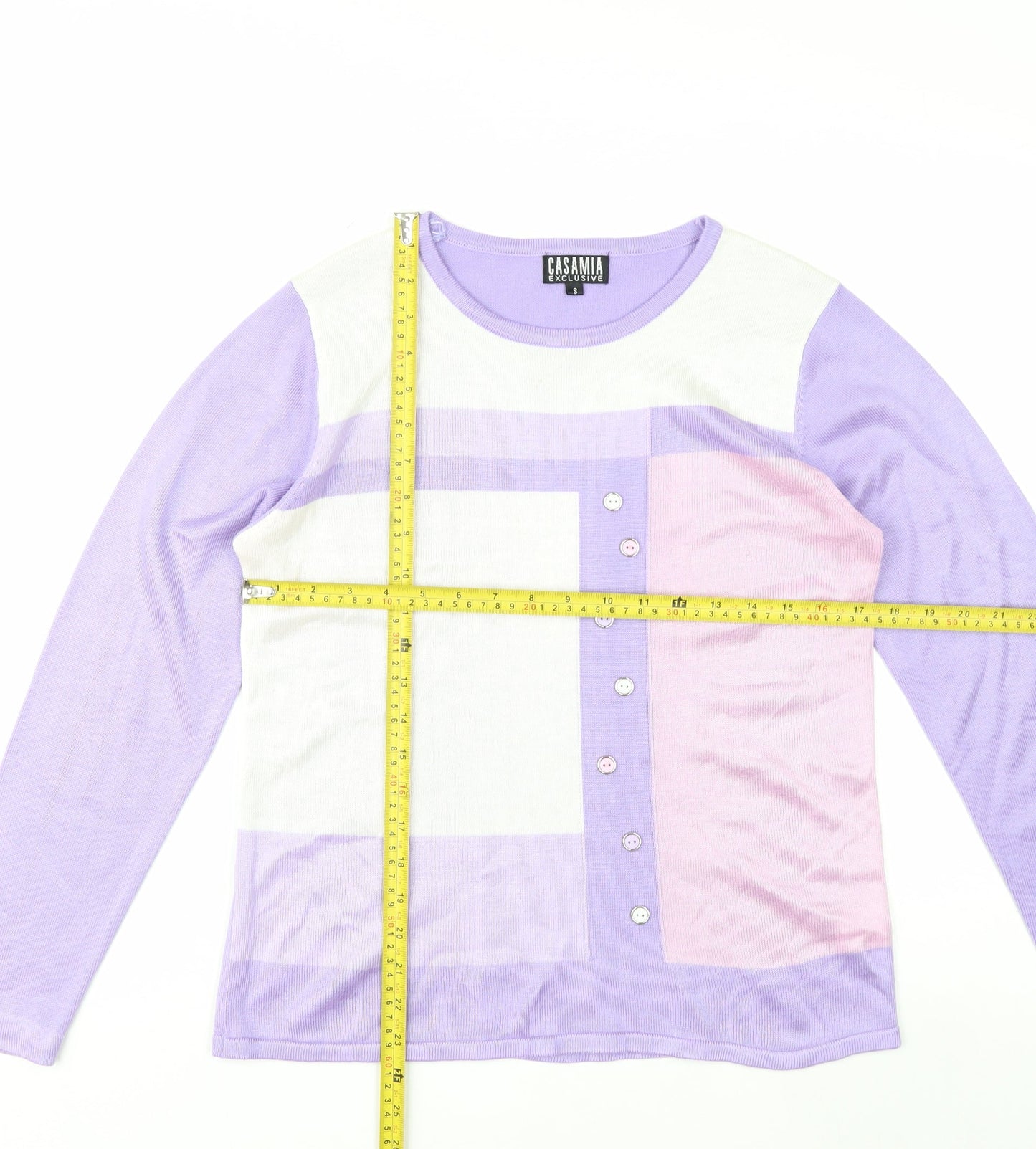 Casamia Exclusive Women's Multicoloured Cardigan Jumper Small