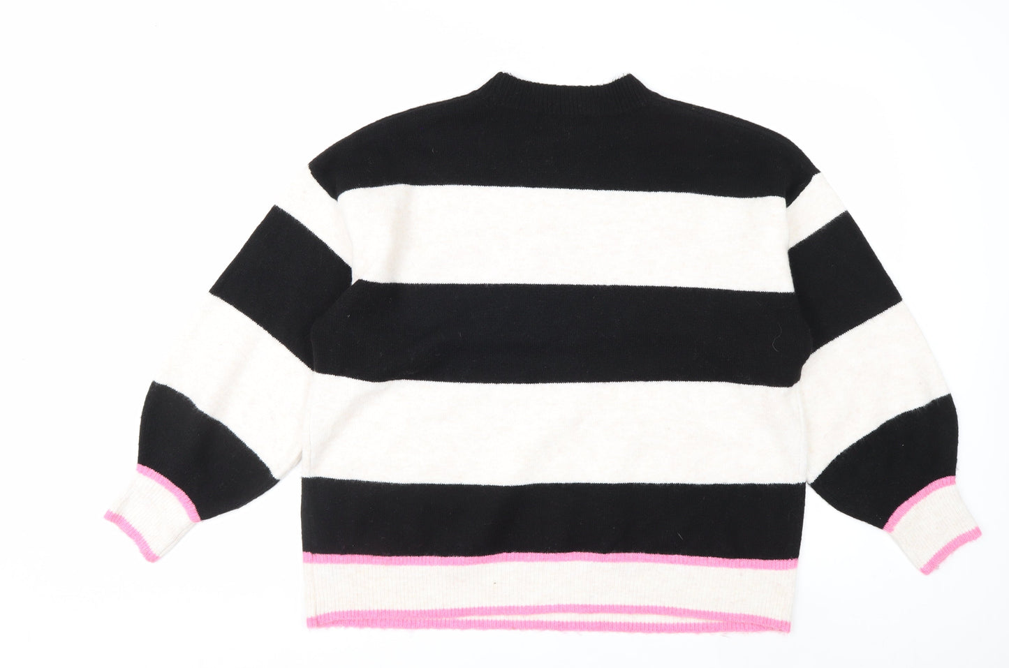 George Women’s Multicoloured Striped CIao Jumper L Crew Neck Knit