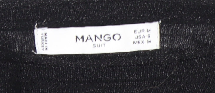 Mango Women's Black Beaded Shoulder Jumper Size 12