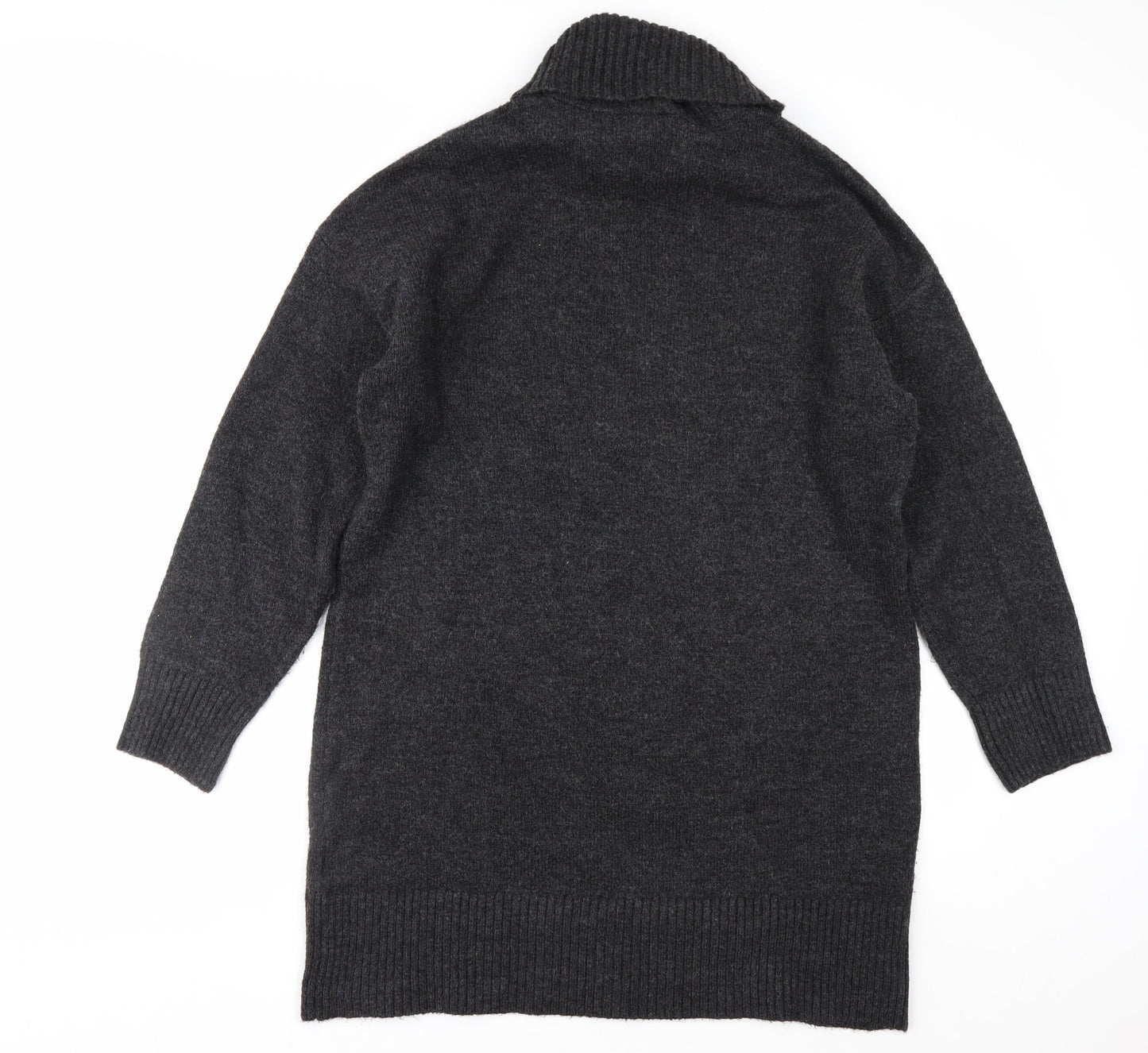 New Look Womens Black Roll Neck Long Sleeve Acrylic Jumper M