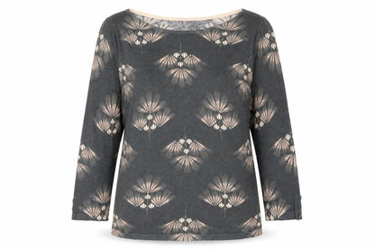 Next Women’s Grey Geometric Print Pullover Jumper Size 14