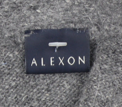 Alexon Women’s Grey Silk Angora Knit Cardigan Size 12