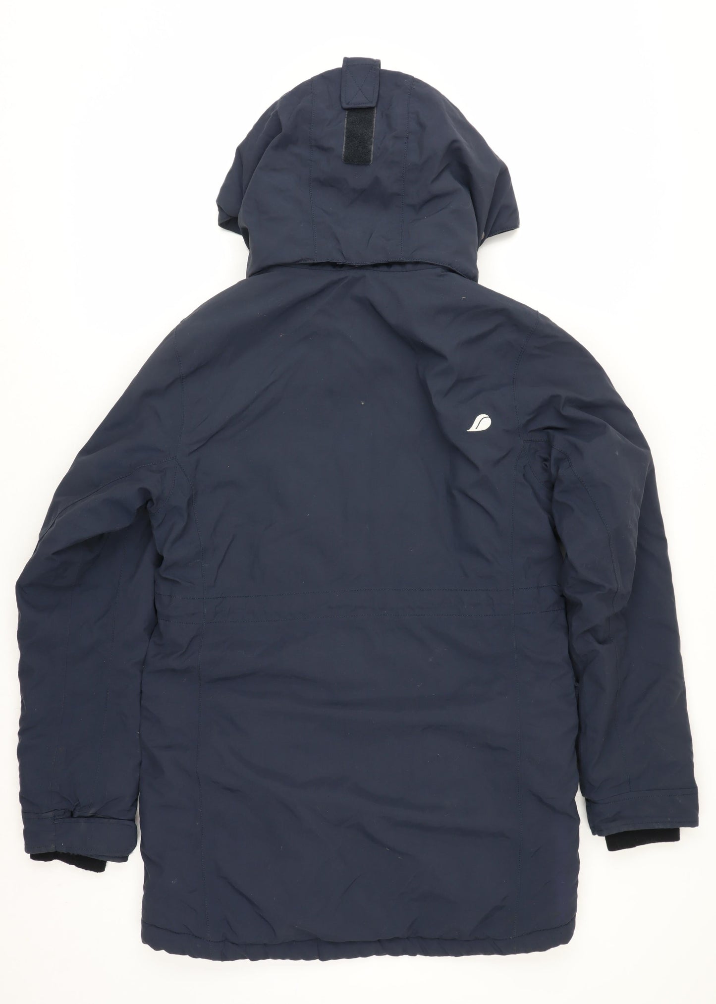 Didriksons Boys Blue Waterproof Parka Coat 12 Years Hooded Insulated