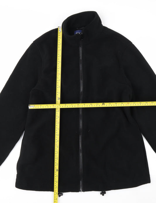 Premier Man Men's Black Fleece Full Zip Jacket Size M
