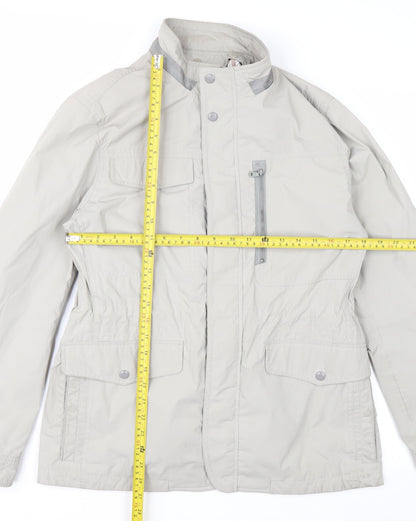 OLZEN Women’s Beige L Parka Jacket with Zip Pockets