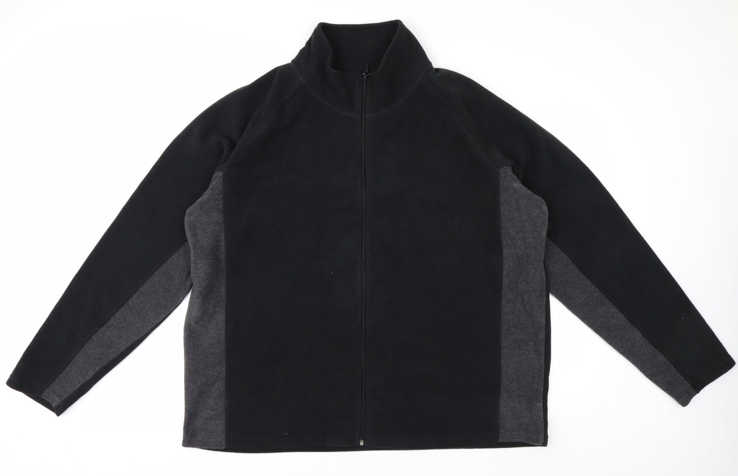 Studio Men's Black 3XL Fleece Full Zip Jacket