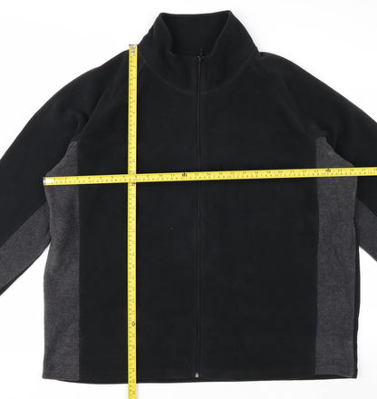 Studio Men's Black 3XL Fleece Full Zip Jacket
