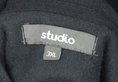 Studio Men's Black 3XL Fleece Full Zip Jacket