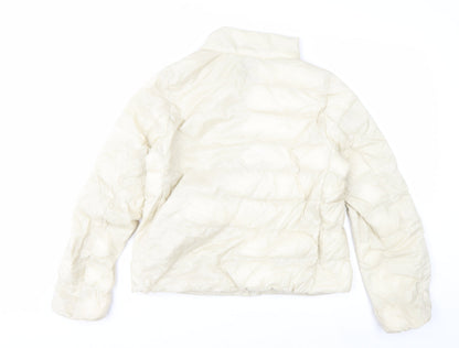 Uniqlo Women Ivory Ultra Light Down Puffer Jacket S