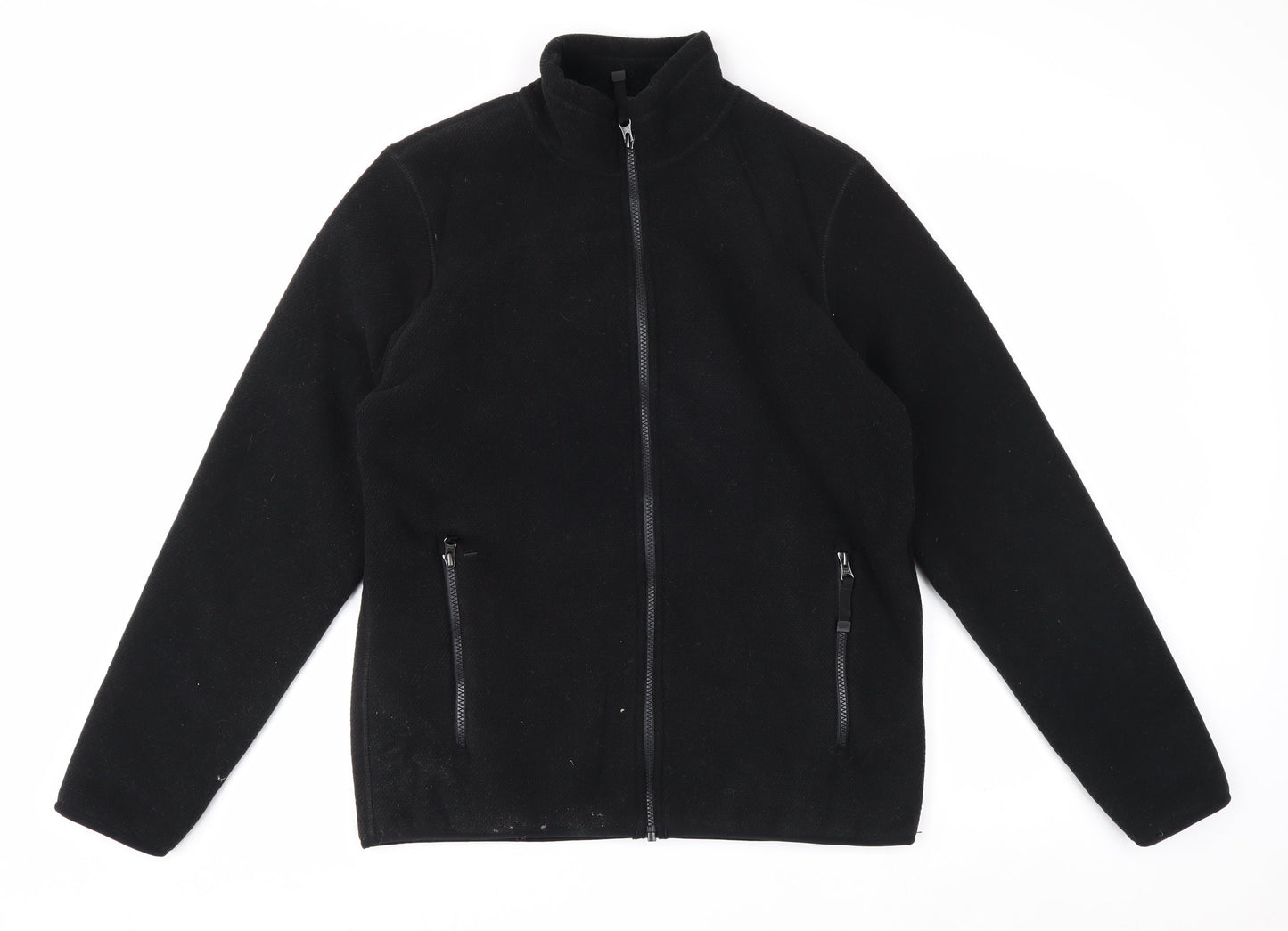 32 Degrees Heat Men's Black Fleece Full Zip Jacket Size S