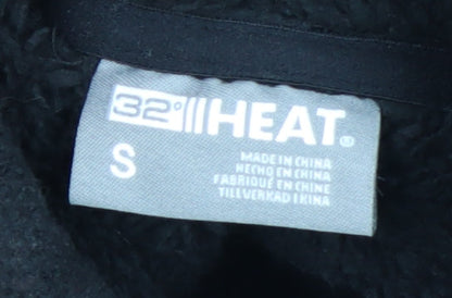 32 Degrees Heat Men's Black Fleece Full Zip Jacket Size S