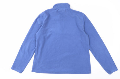 Mountain Warehouse Men's Blue Fleece Pullover Sweatshirt L