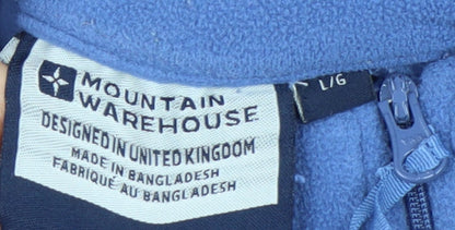 Mountain Warehouse Men's Blue Fleece Pullover Sweatshirt L