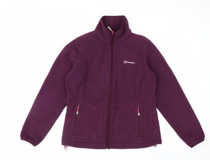 Berghaus Women's Purple Fleece Jacket Size 12 Lightweight Outdoor