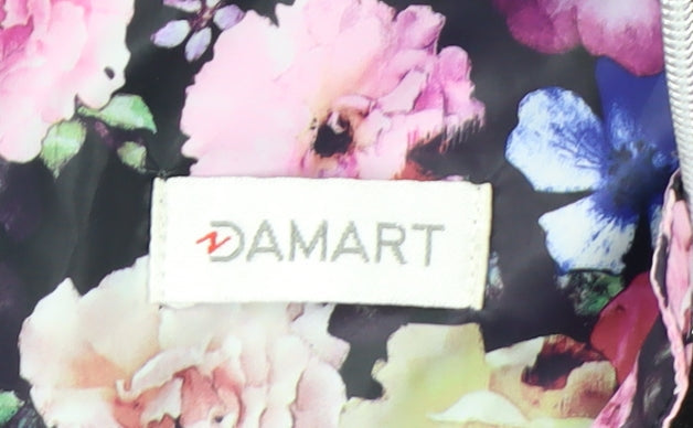 Damart Women’s Multicoloured Floral Rain Coat Jacket Size 14