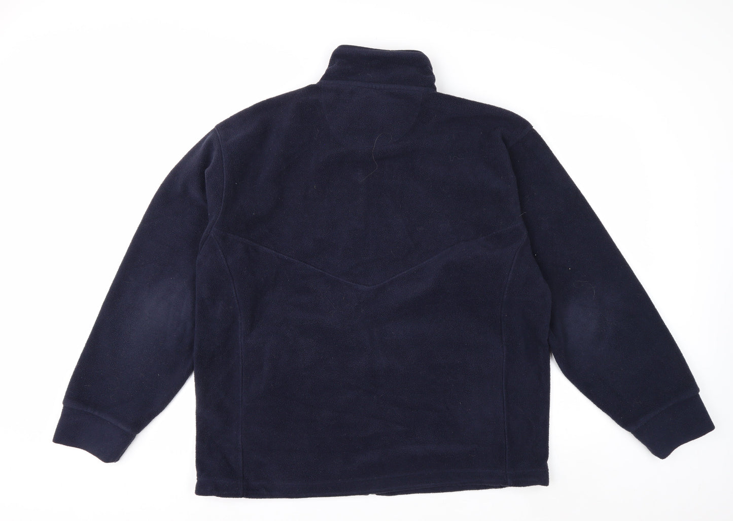 ØRN Men's Blue Full Zip Fleece Work Jacket L Regular Fit
