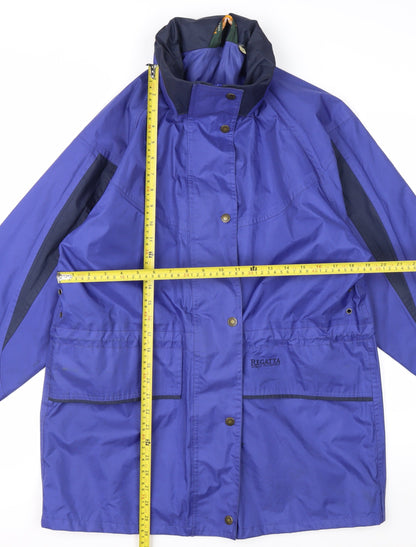 Regatta Womens Blue Waterproof Rain Coat Jacket UK 14