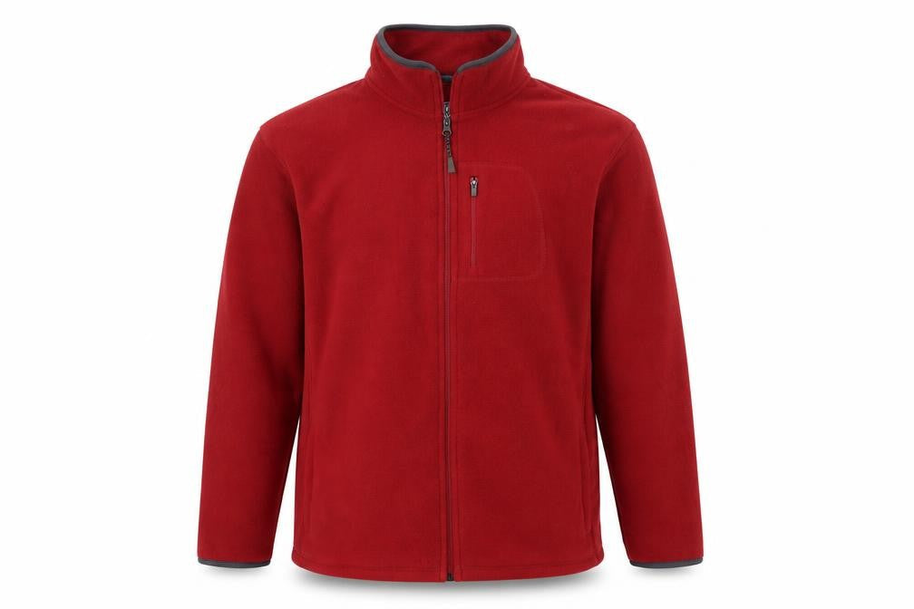 Marks & Spencer Men’s Red Full Zip Fleece Sweatshirt Size L