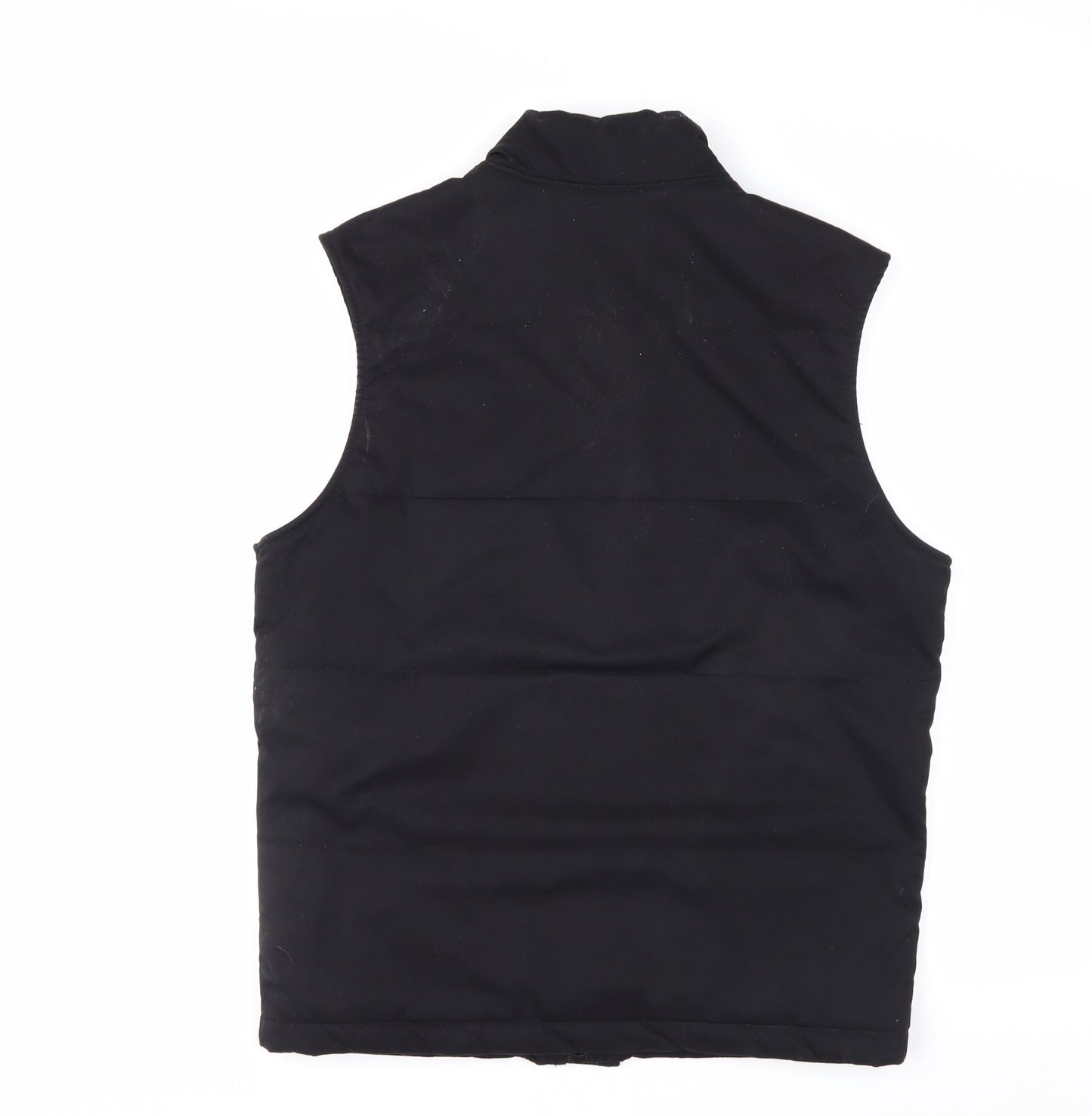 Zara Womens Black Padded Waistcoat Bodywarmer Size S
