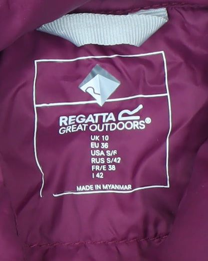 Regatta Womens Purple Puffer Waistcoat Size 10 Lightweight Outdoor