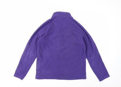 Regatta Women Purple Fleece Full Zip Outdoor Jacket Size 14