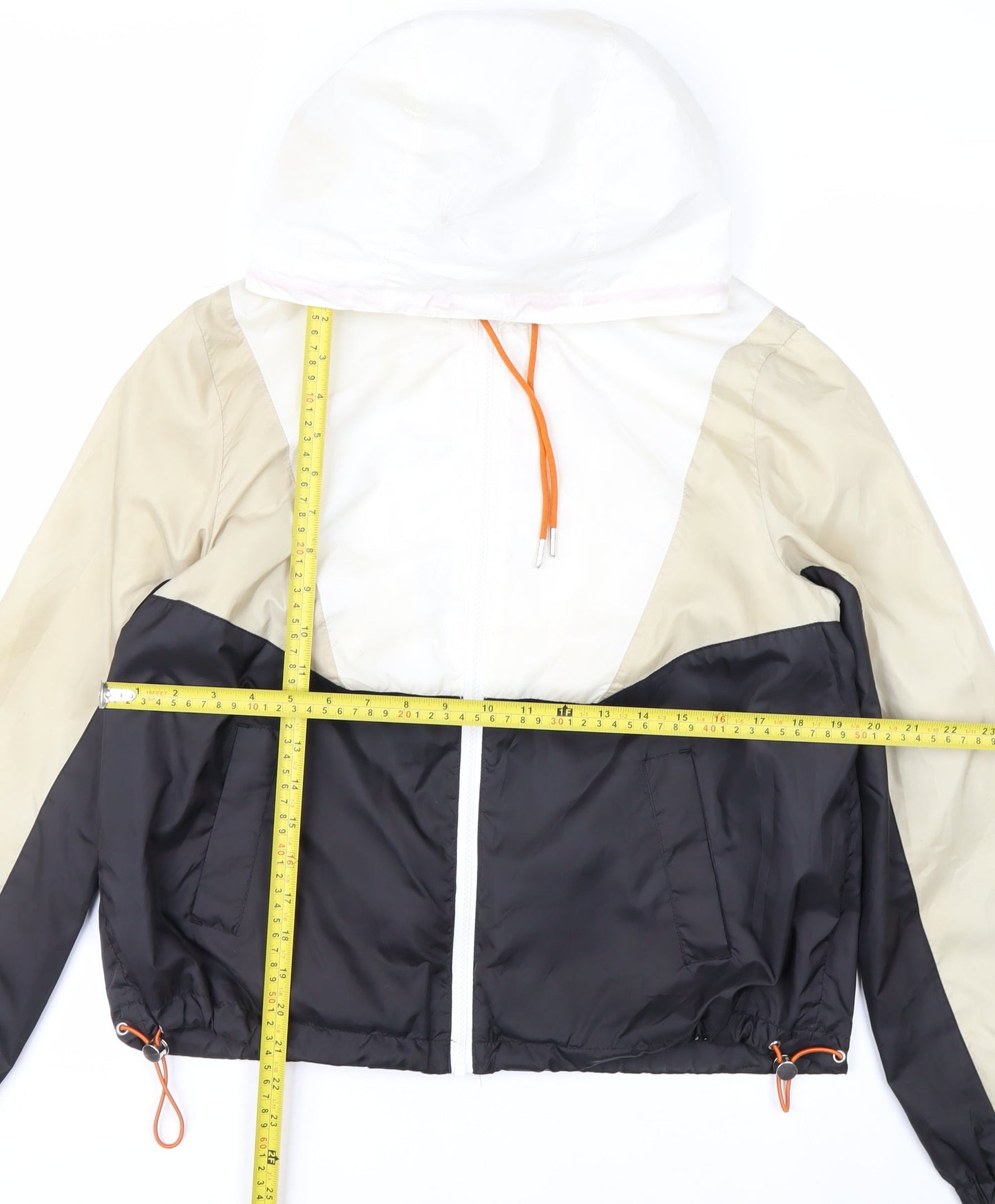 H&M Divided Mens Multicoloured S Windbreaker Hooded Jacket