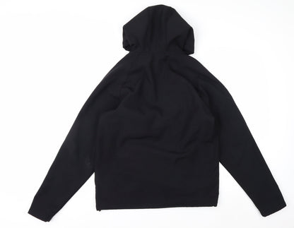 New Balance Men's Black Softshell Hooded Puffer Jacket Size S