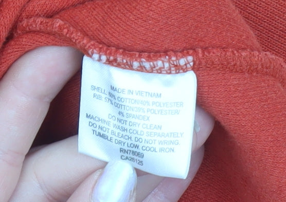 Callaway Men’s Orange Crew Neck Golf Sweatshirt Size M