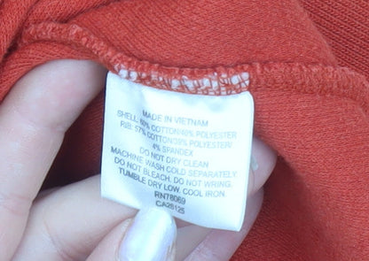 Callaway Men’s Orange Crew Neck Golf Sweatshirt Size M