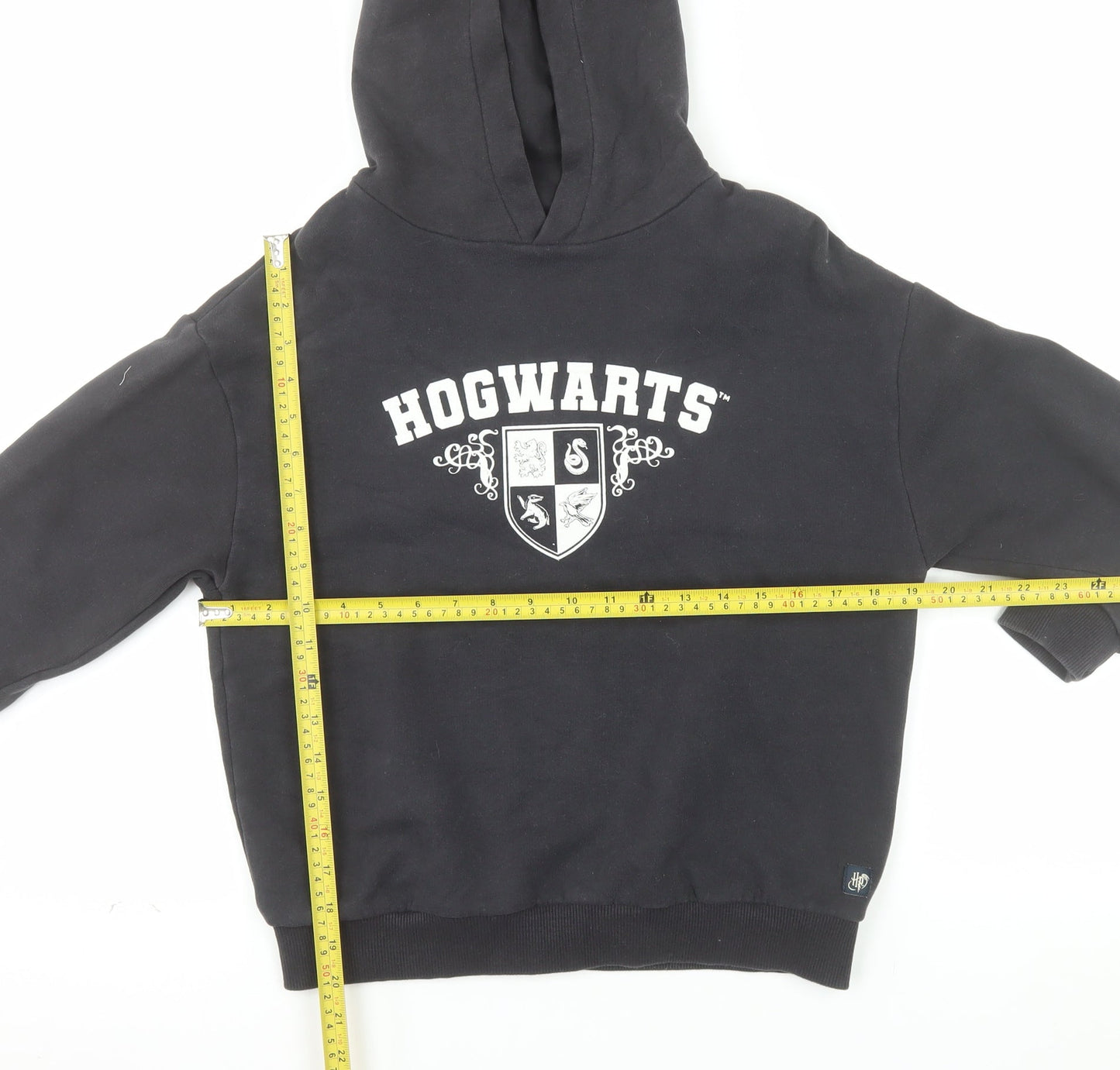Harry Potter Boys Black Hogwarts Pullover Hoodie 10-11 Years