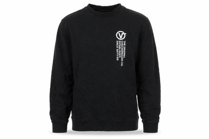 Vans Men’s Black Crew Neck Pullover Sweatshirt Size L Graphic Print
