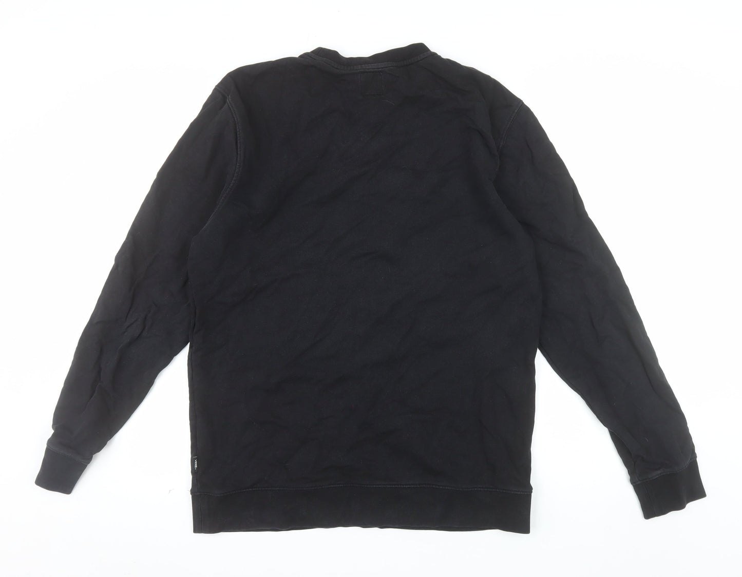 Vans Men’s Black Crew Neck Pullover Sweatshirt Size L Graphic Print