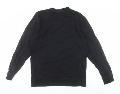 Vans Men’s Black Crew Neck Pullover Sweatshirt Size L Graphic Print