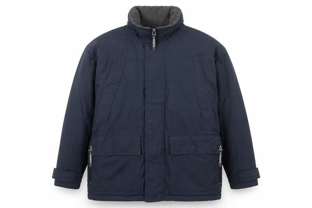 Pronto Men's Blue M Parka Jacket Polyester Lined Winter Coat