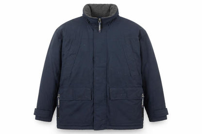 Pronto Men's Blue M Parka Jacket Polyester Lined Winter Coat