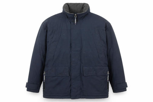 Pronto Men's Blue M Parka Jacket Polyester Lined Winter Coat
