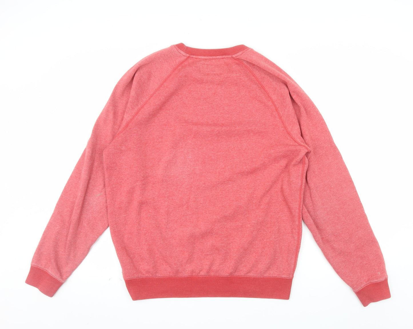 Jack Wills Men's Red Classic Fit Crew Neck Sweatshirt Size L