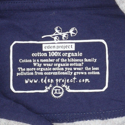 Eden Project Men's Grey XL Pullover Hoodie 'Don't Bug Me' Graphic