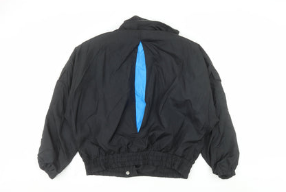 Kaotic by Andy Johns Men's Black M 90s Windbreaker Nylon Jacket
