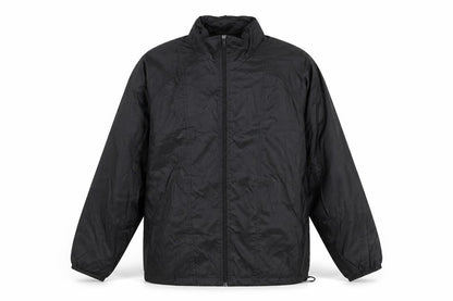 Healthy Attitude Men's Black XL Windbreaker Nylon Jacket