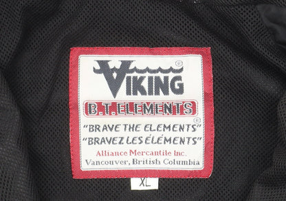 Viking Men’s Green Black XL Windbreaker Hooded Jacket