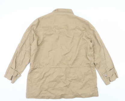 Ralph Lauren Men's Beige Cotton Military Field Jacket M Regular