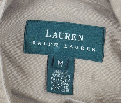 Ralph Lauren Men's Beige Cotton Military Field Jacket M Regular